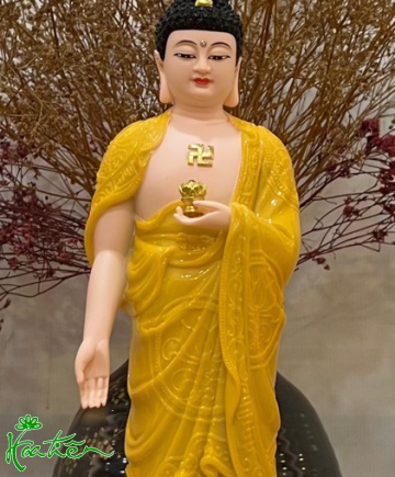 Phật A Di Đà đứng 40- Đá