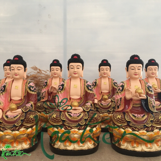 Dược sư ngồi 45cm vẽ màu